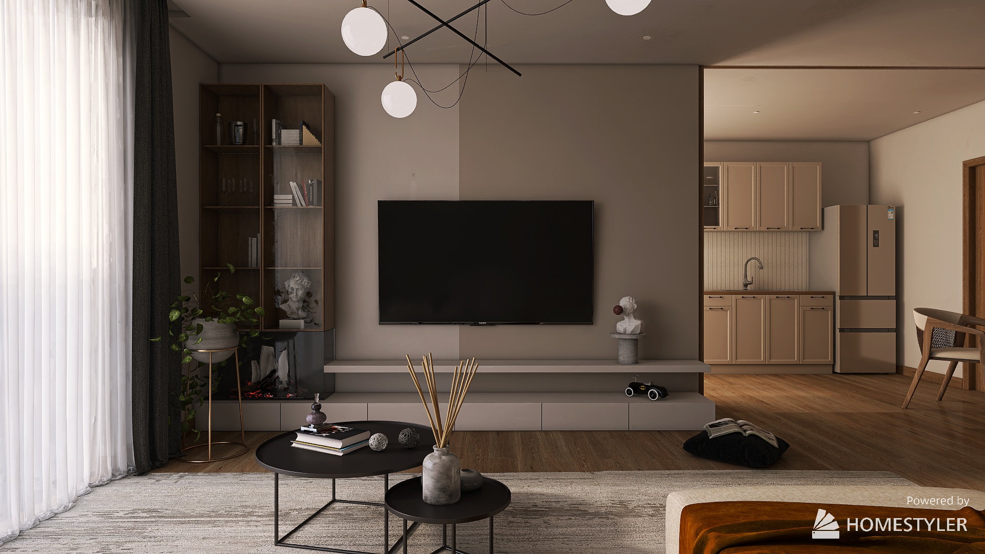 89 Sqm Japandi Apartment