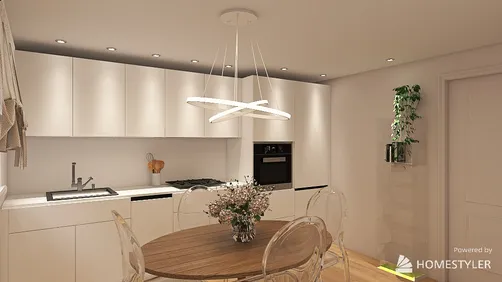 Modern mini Living Room & Kitchen