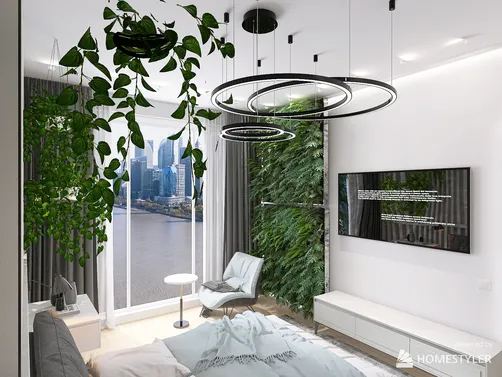 Bedroom for a gentle girl