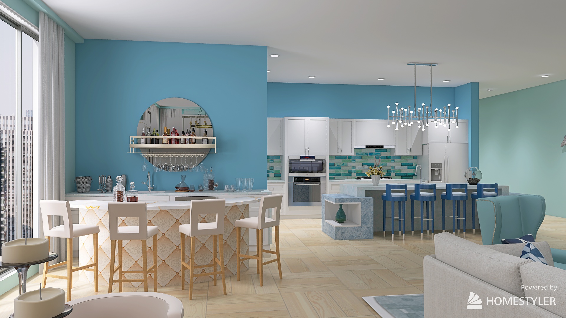 Shades of Blue at 3550 So Ocean