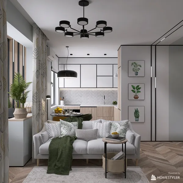 Professional interior design created with Homestyler 3D design software