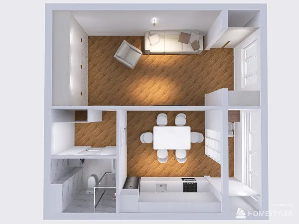 Professional interior design created with Homestyler 3D design software