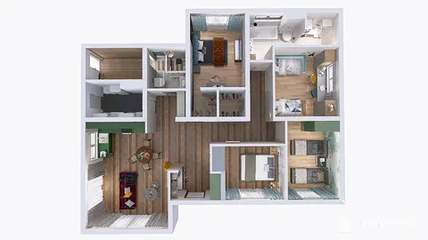 Professional interior design created with Homestyler 3D design software