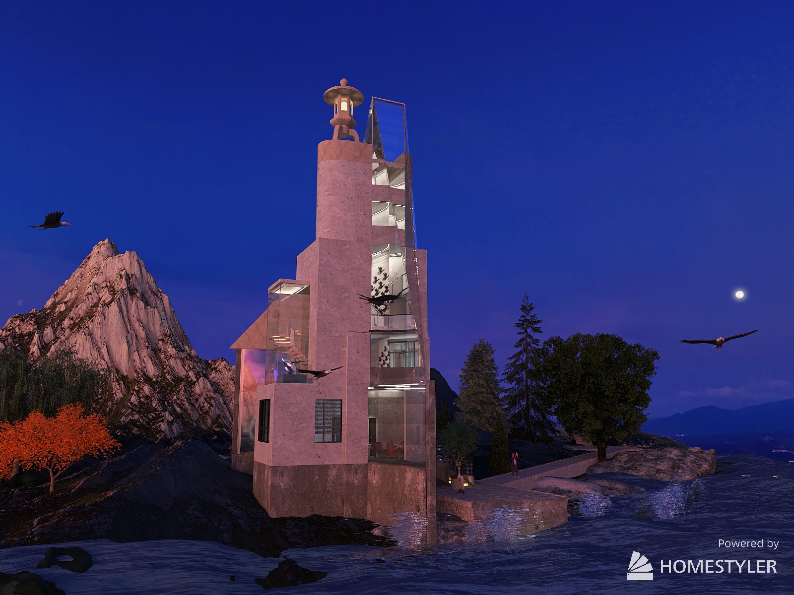 Modern lighthouse