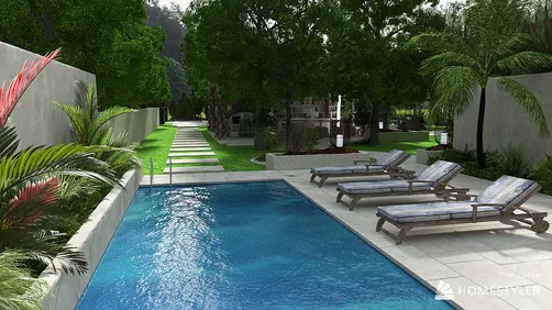 ufficio e stanza lettura all'aperto