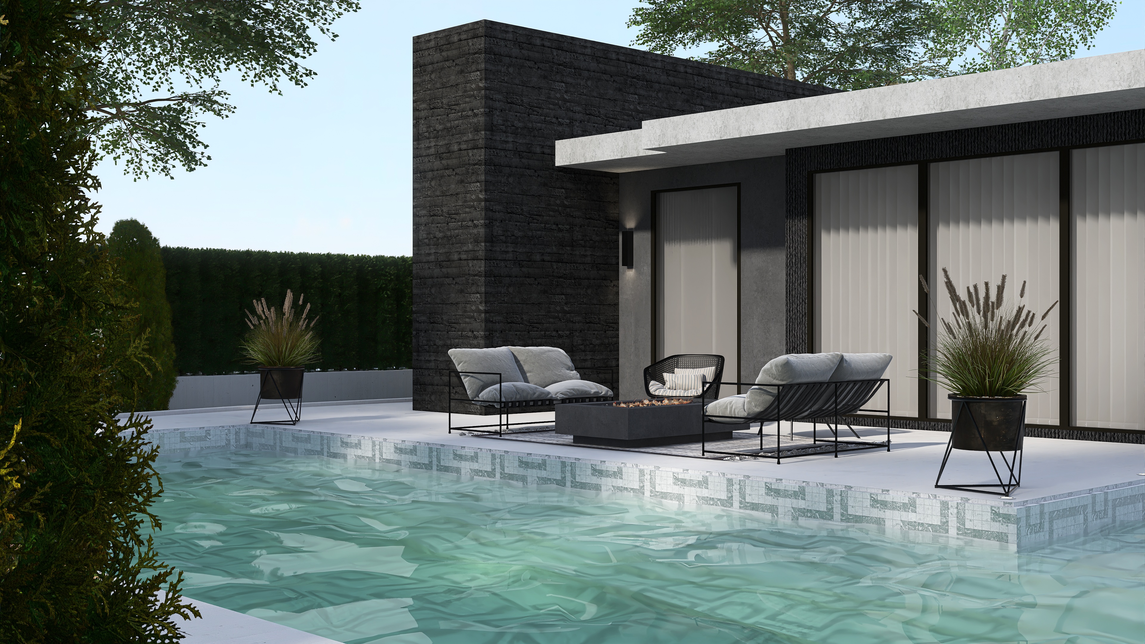 beverly hills one-floor villa