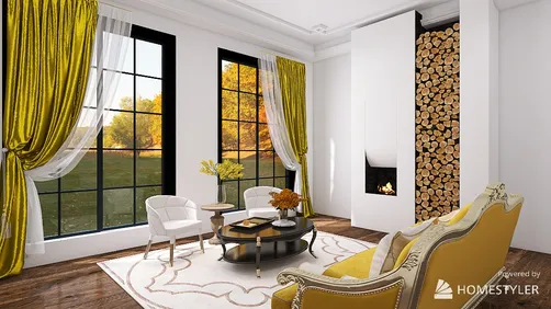 Modern Victorian Living Room