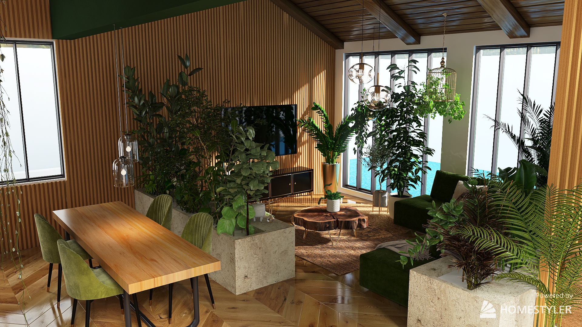 GREEN HOUSE JUNGLE MOOD