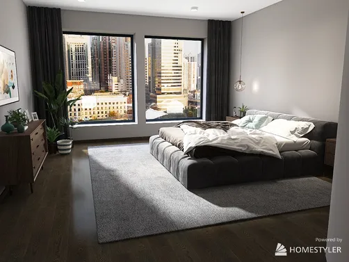 Moody Mid Century Apartment