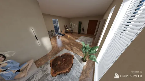 Cosy chill zone apartment (without bathroom, kitchen and dining room) 