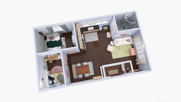 Professional interior design created with Homestyler 3D design software