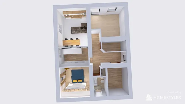 Professional interior design created with Homestyler 3D design software