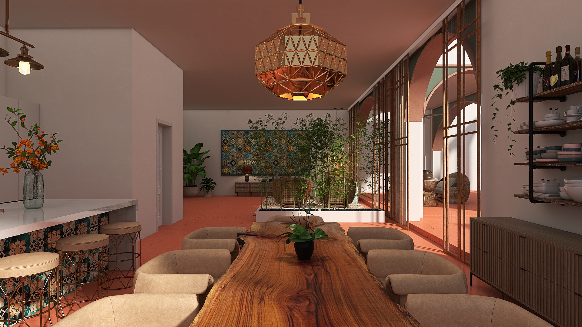 Oasis by the Tislit Lake, Morocco