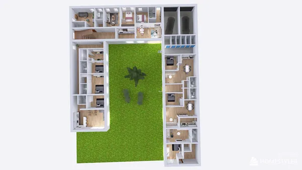 Professional interior design created with Homestyler 3D design software