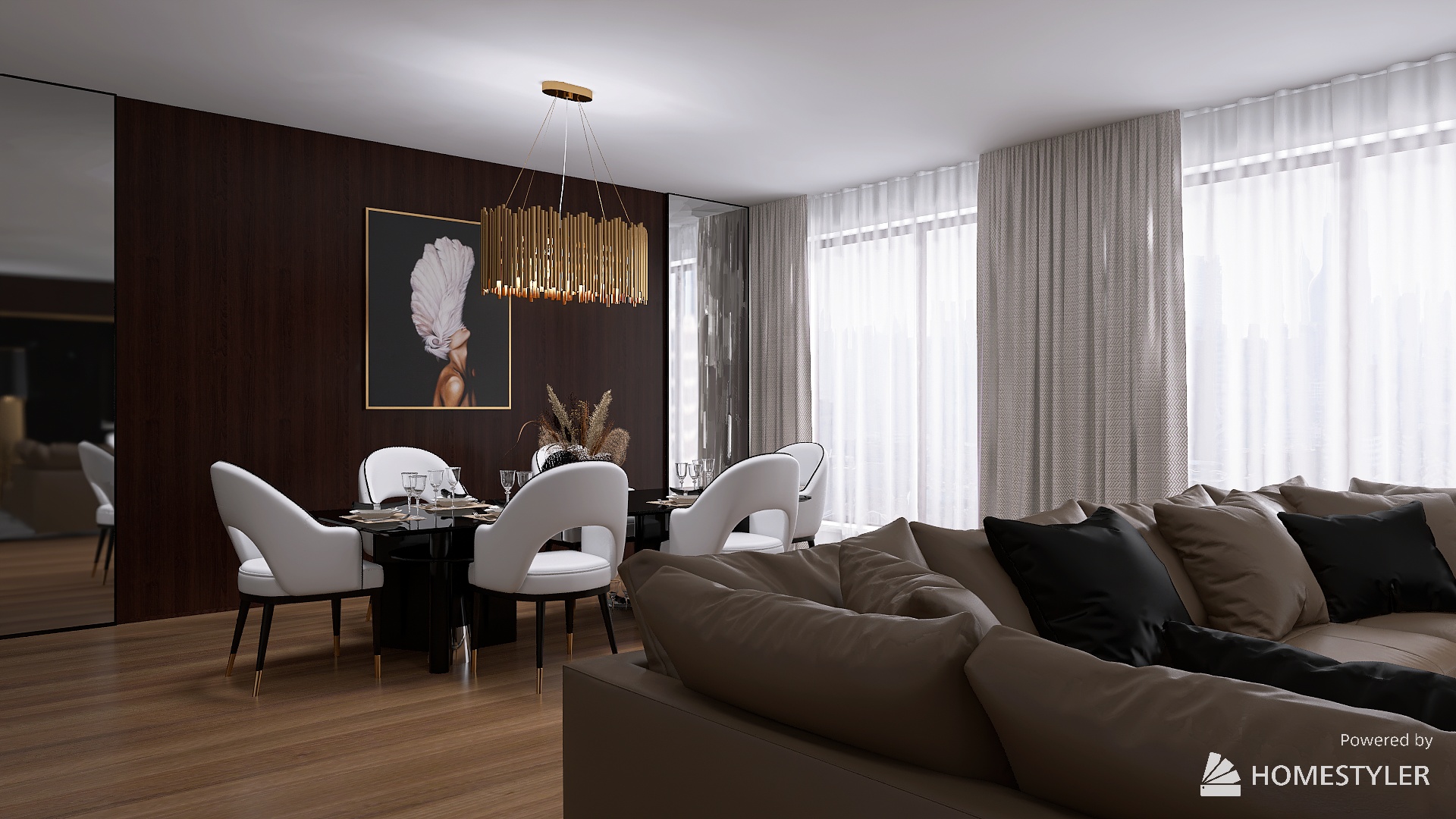 DINING INTERIOR Synthesis of Opposites