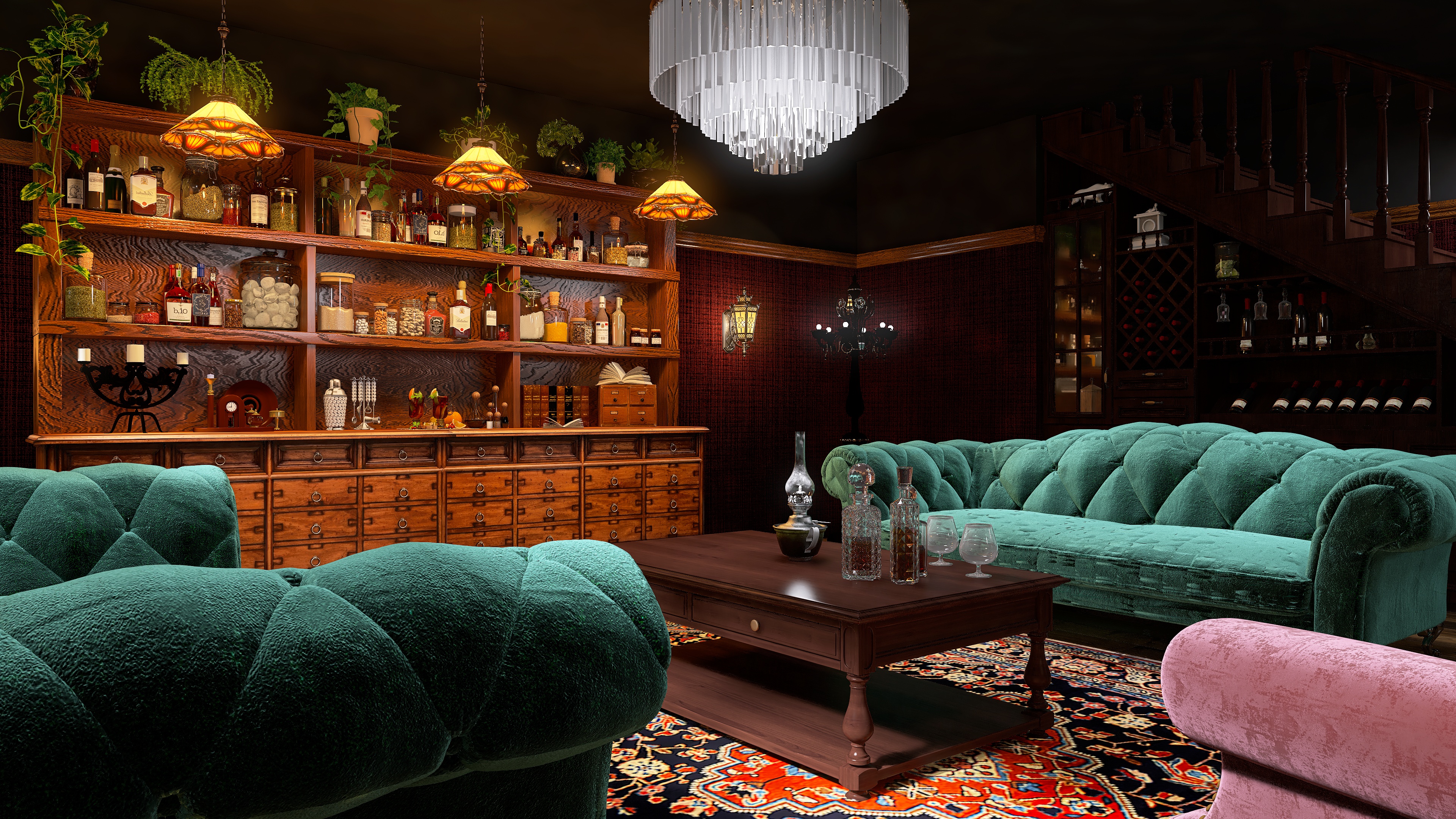 Apothecary Basement Bar