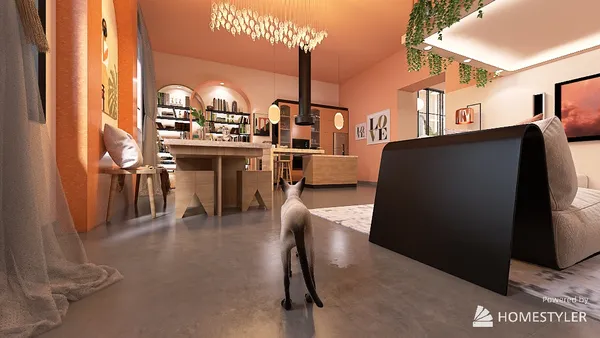 Professional interior design created with Homestyler 3D design software