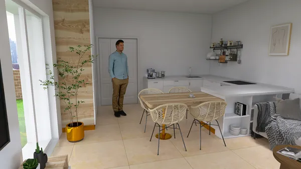 Professional interior design created with Homestyler 3D design software