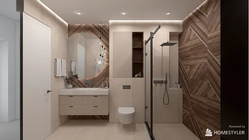 санузел с деревом