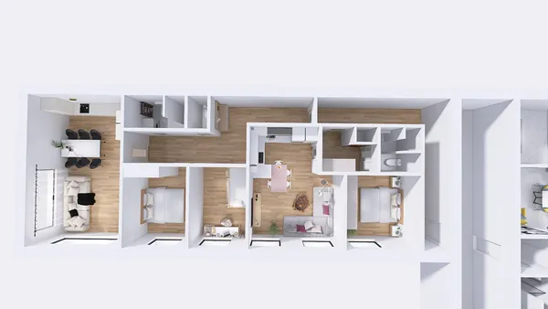 Professional interior design created with Homestyler 3D design software