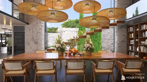 Wood and concrete walls