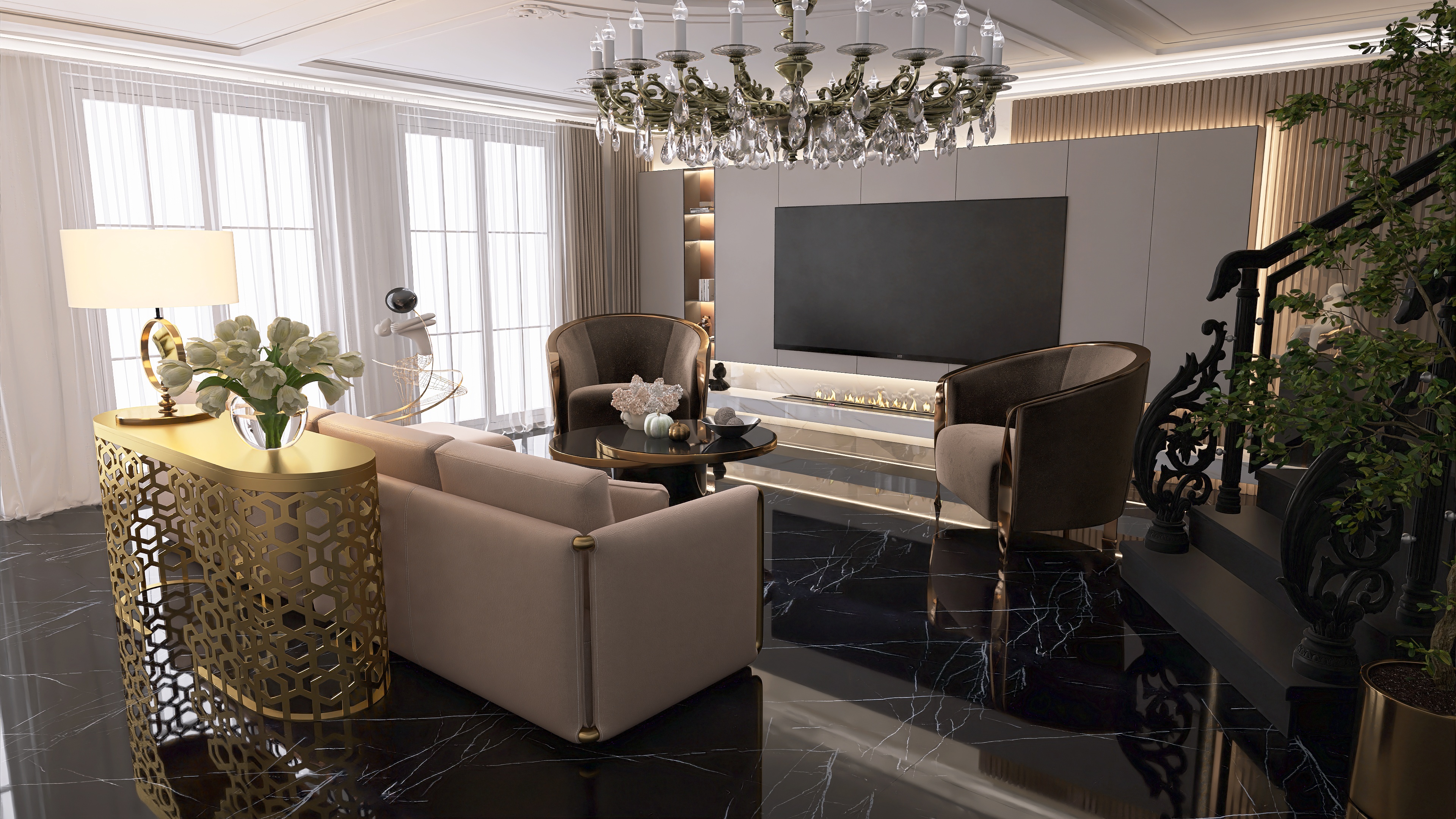 Luxurious living room