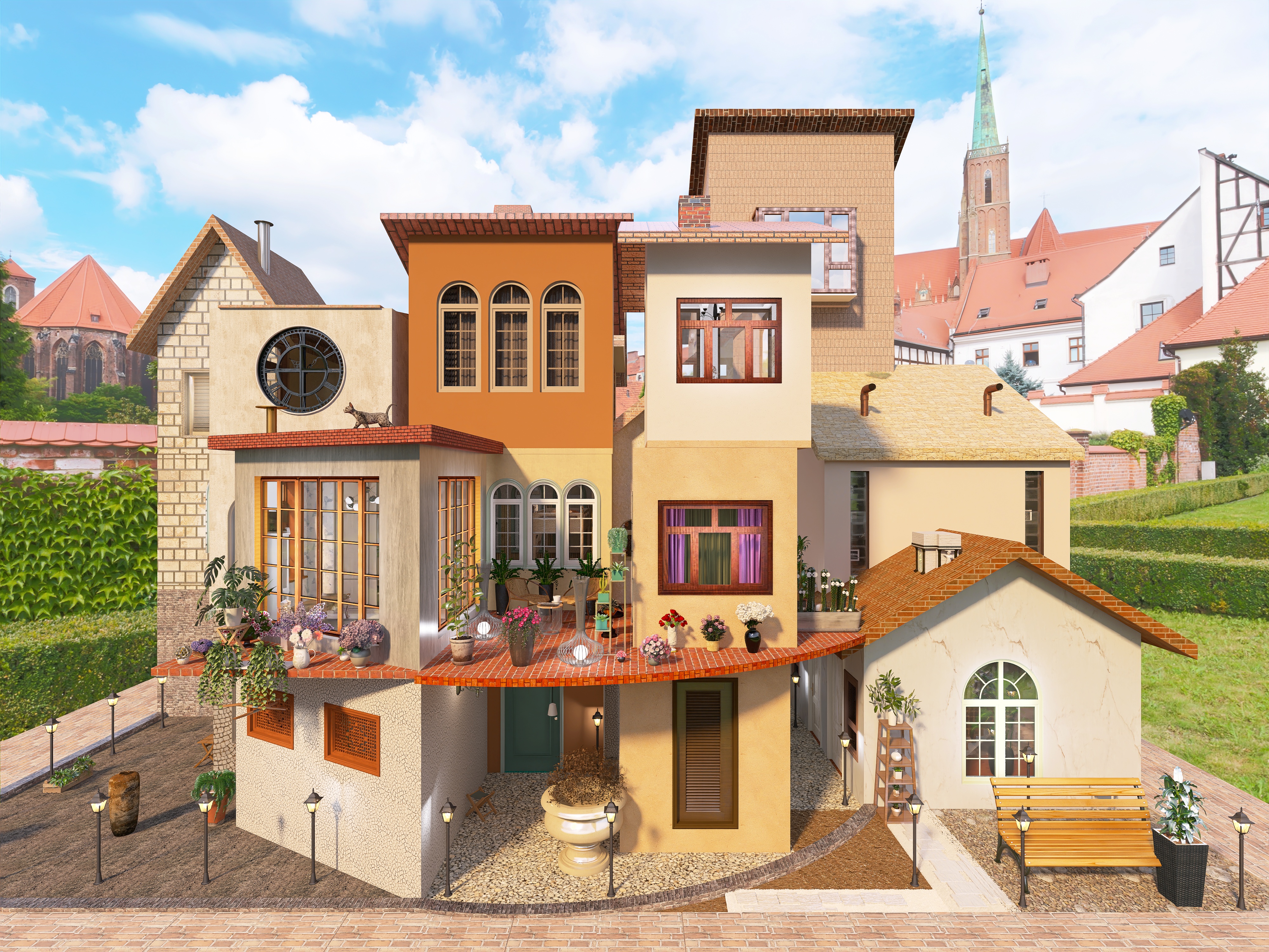 The Florentine roofs