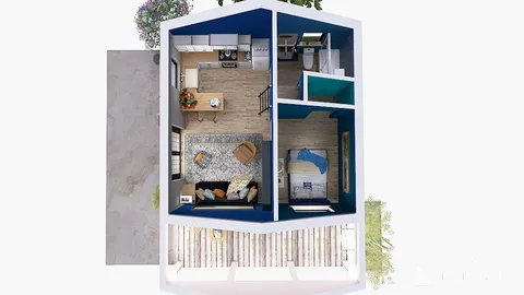 Professional interior design created with Homestyler 3D design software