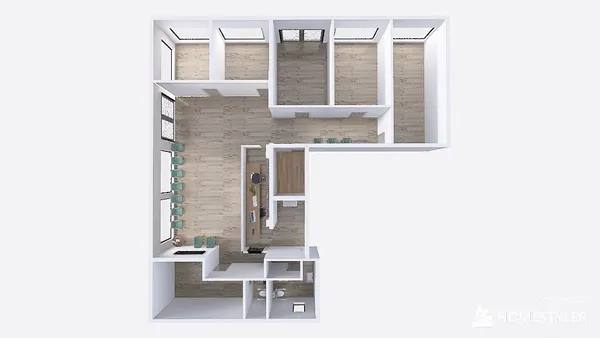 Professional interior design created with Homestyler 3D design software