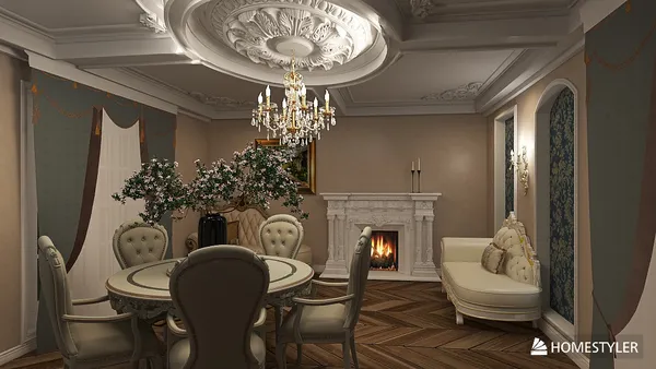 Professional interior design created with Homestyler 3D design software