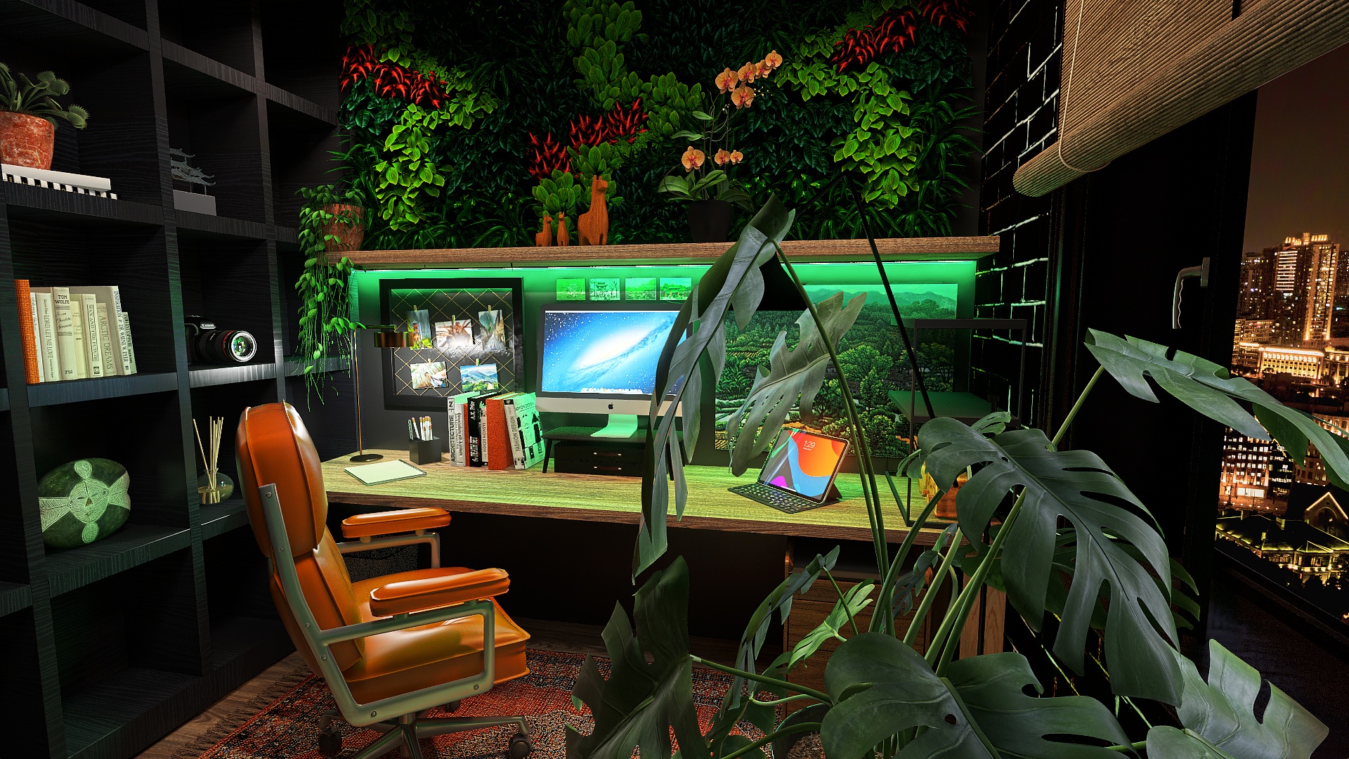 Urban Jungle Workspace