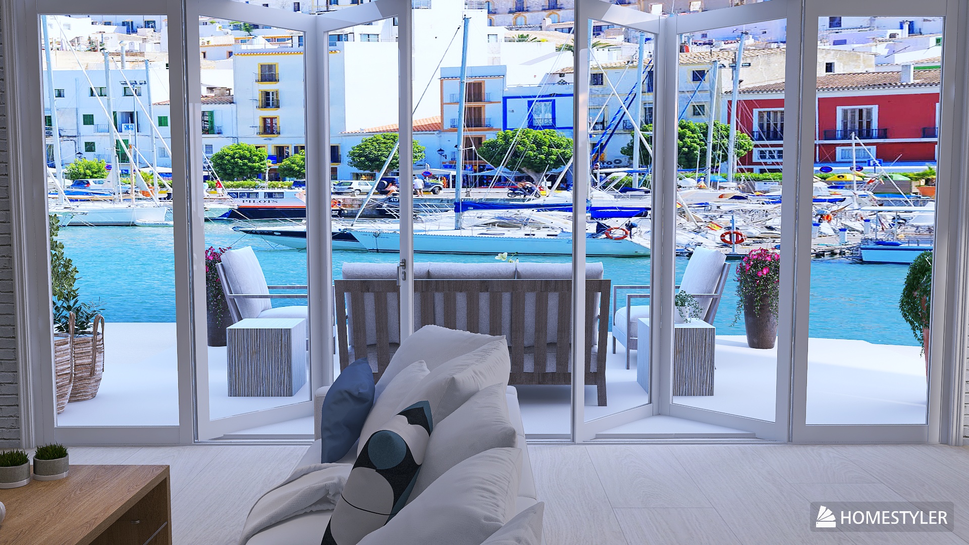 Balcony windows for Web