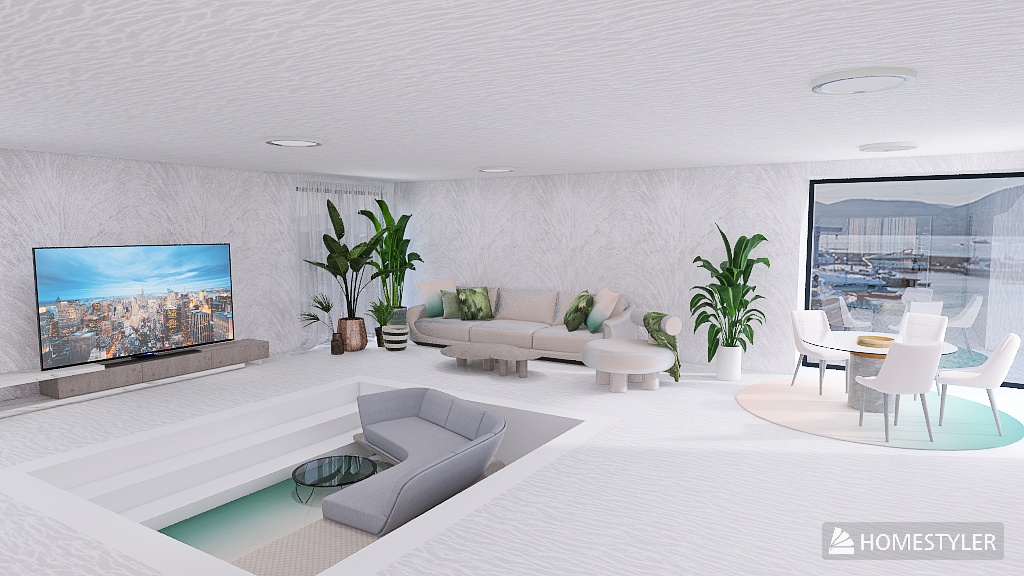 Unique sunken space - Guests