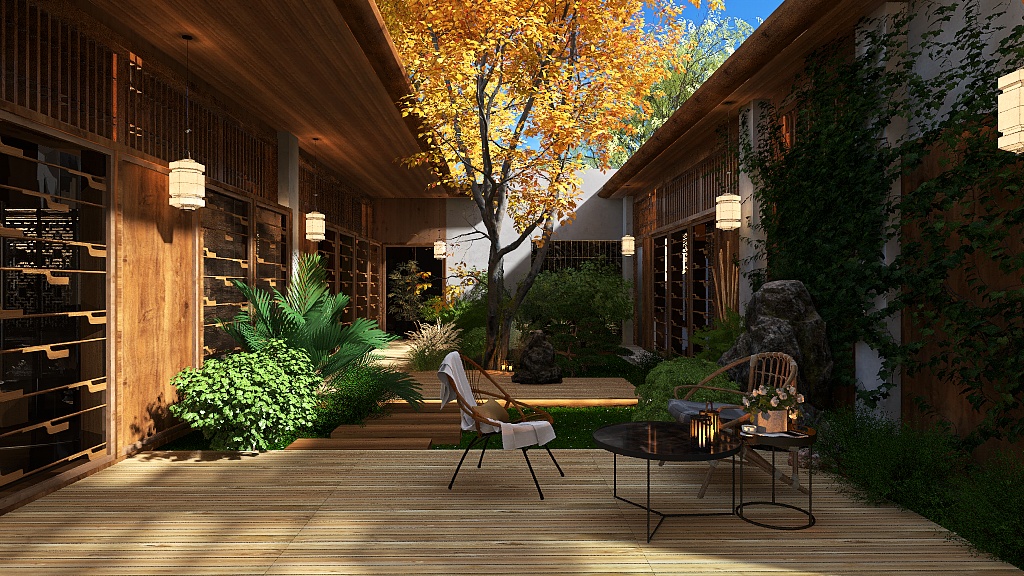 Котедж у східному стилі