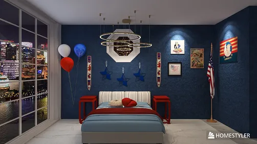 Olympics Team USA Bedroom!!