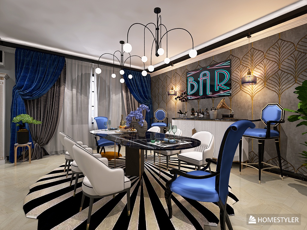 New Art Deco Glam Apartment