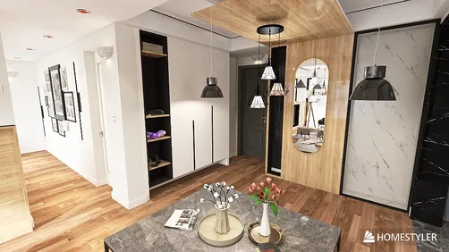 2 floor natural wood floor apartment 