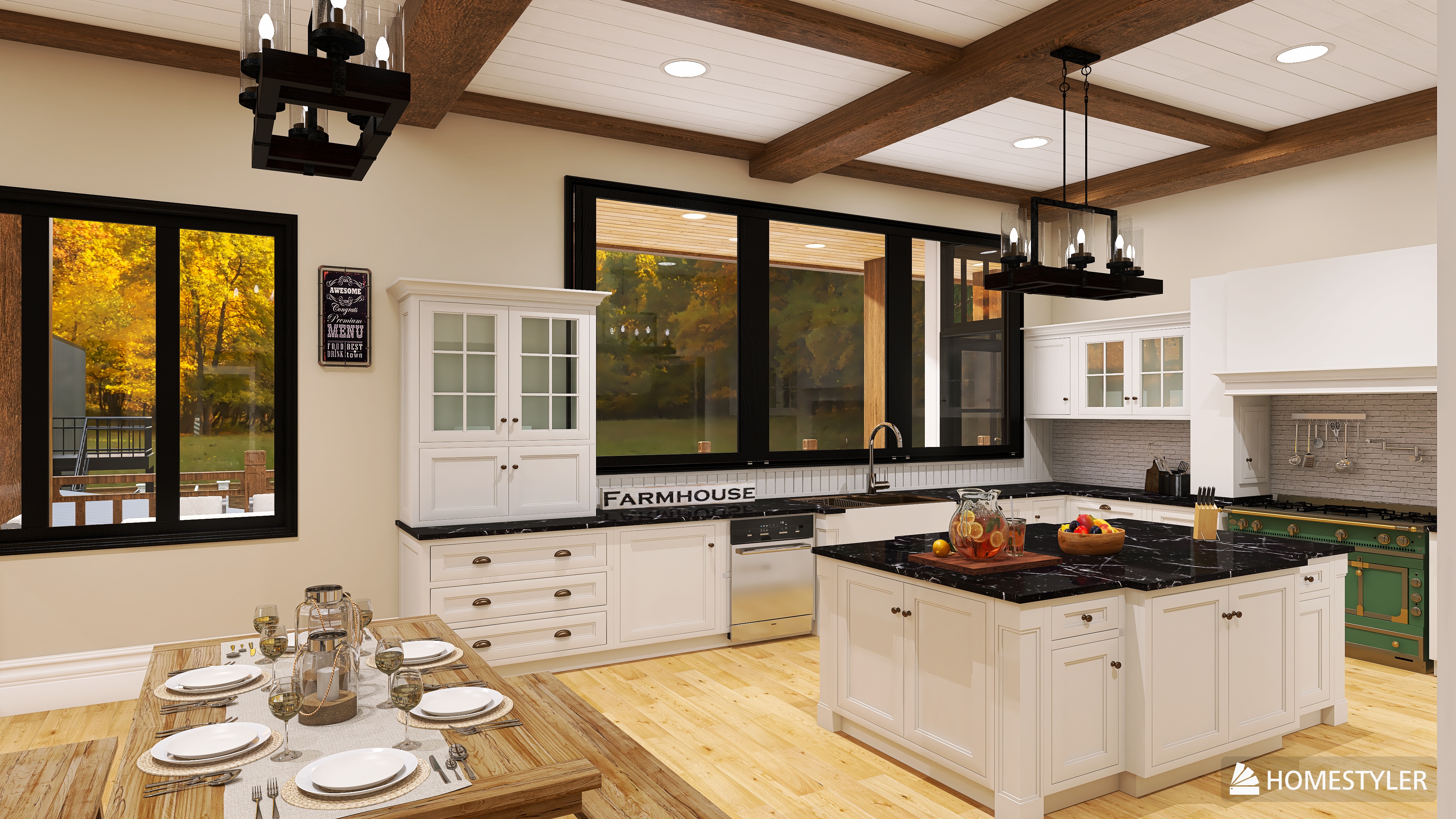 Traditional Farmhouse Kitchen