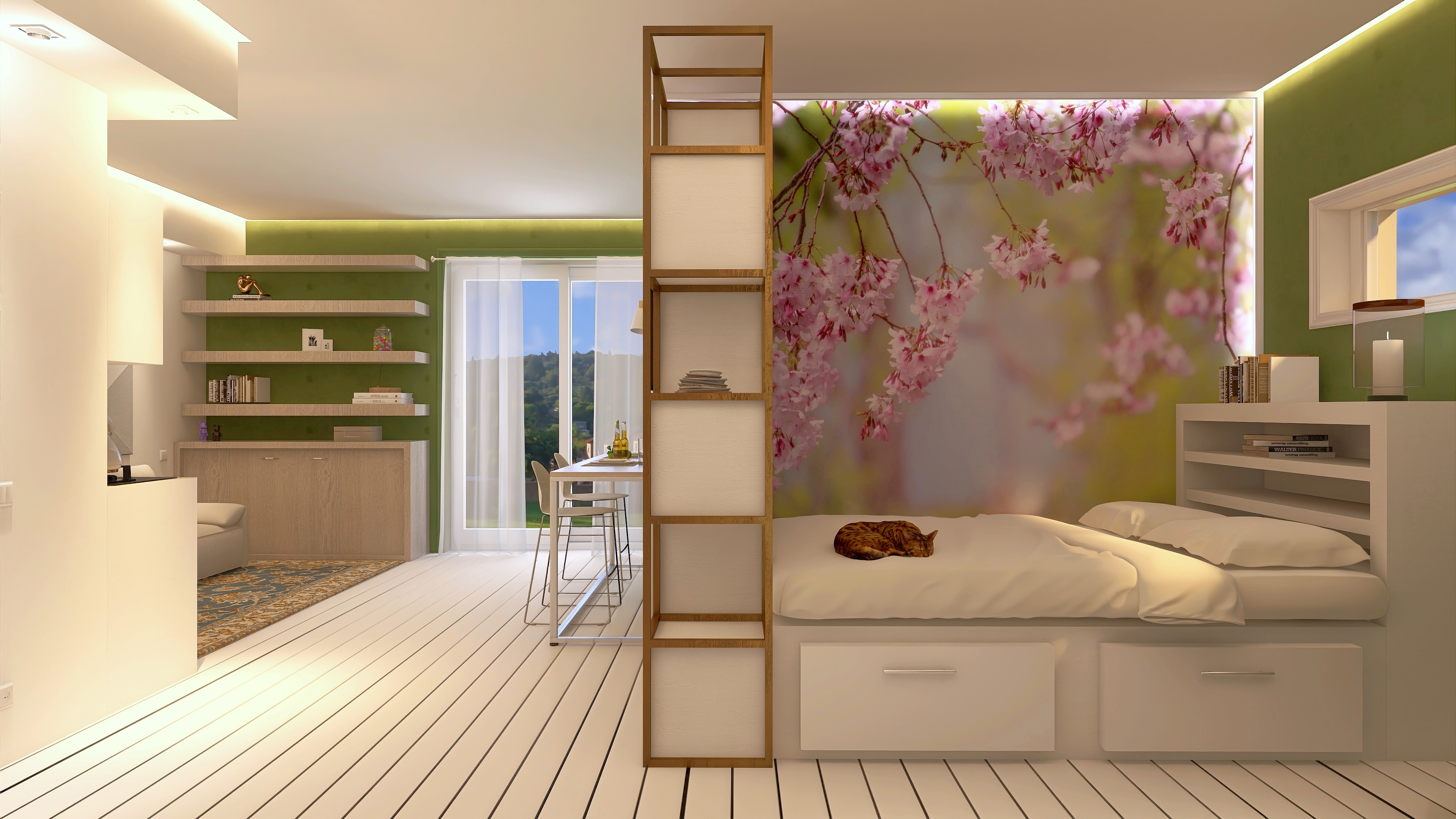 ONE ROOM APARTMENT 40 MQ