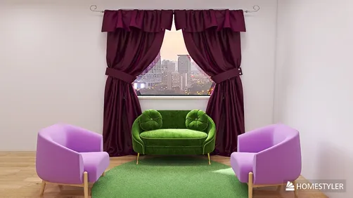 Salinha Simples Roxa e Verde