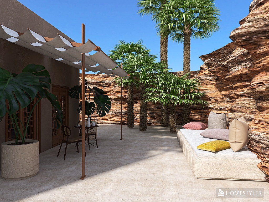 Moroccan Villa & Courtyard