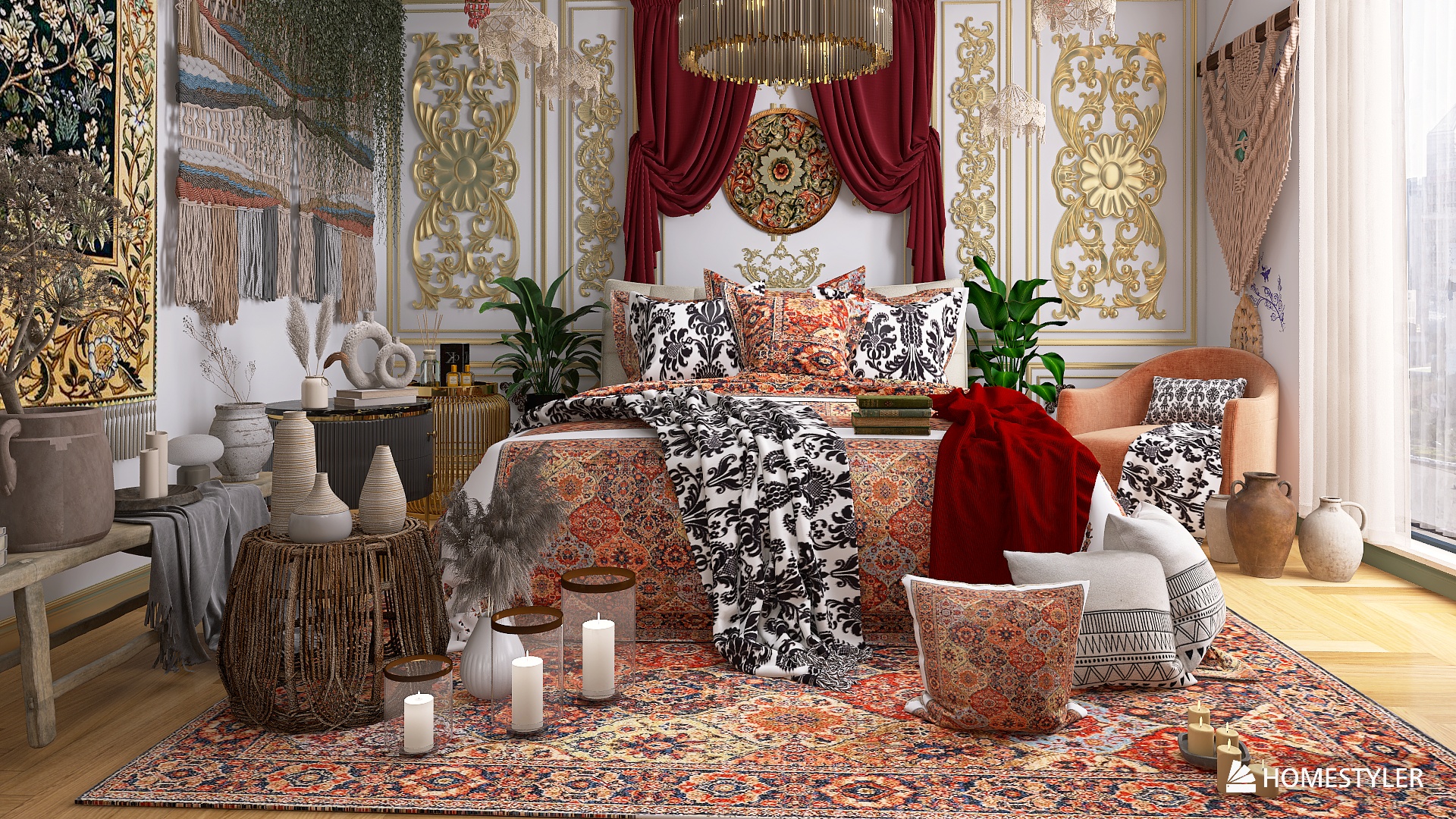 TAHA Bohemian bedroom