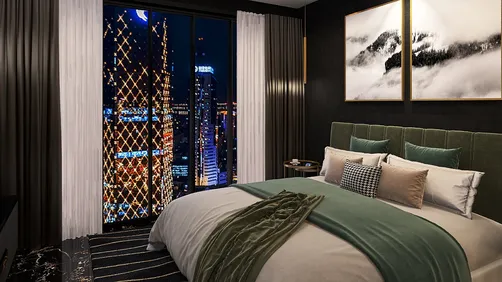 Retreat Velvet Bedroom