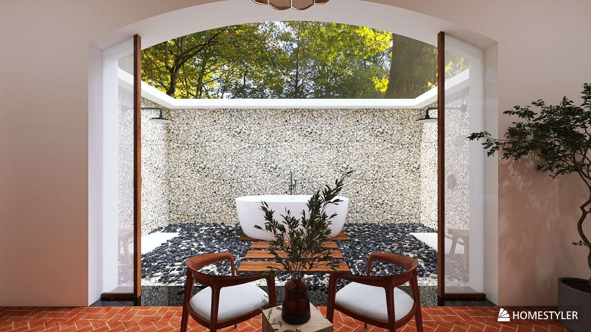 mediterranean getaway | Guest Retreat Bedroom (1)