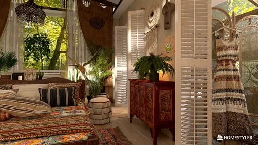 Bohemian Style Bedroom