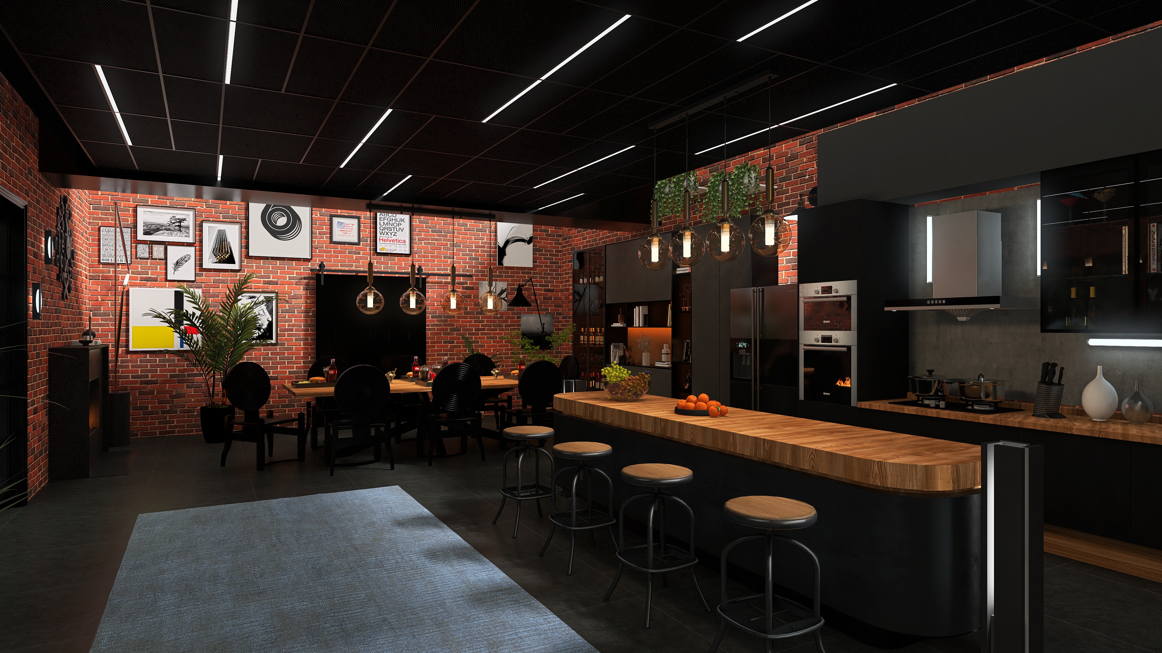 Kitchen and Dining Room