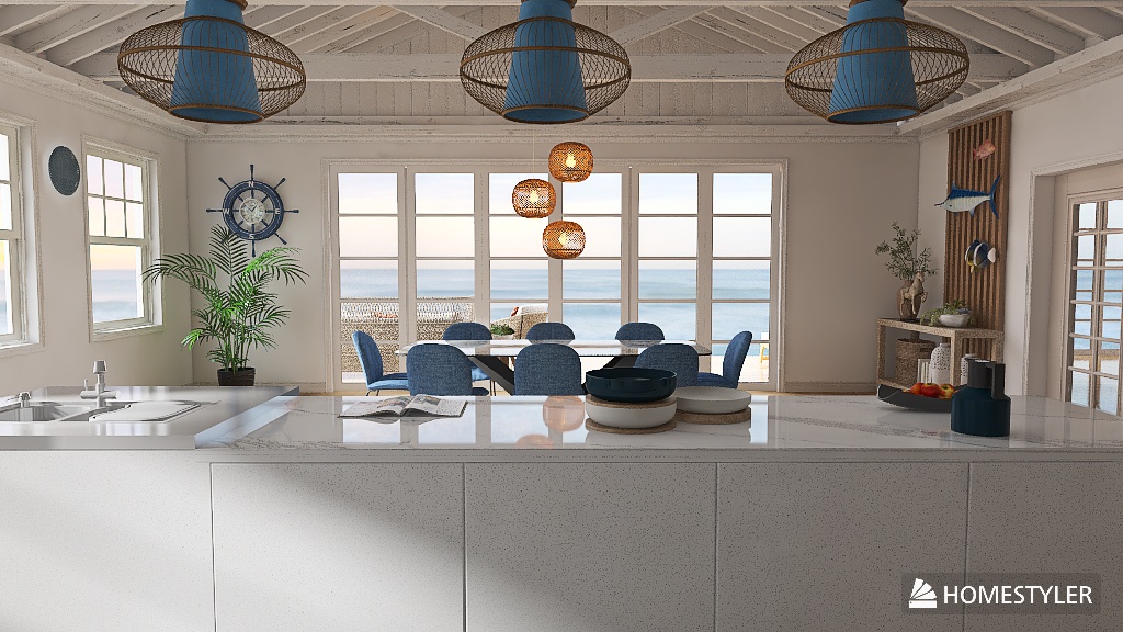 Open Plan Kitchen & Dining Room