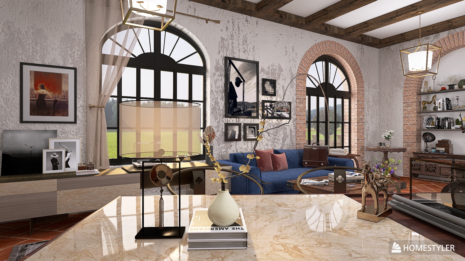 Home office in Tuscany