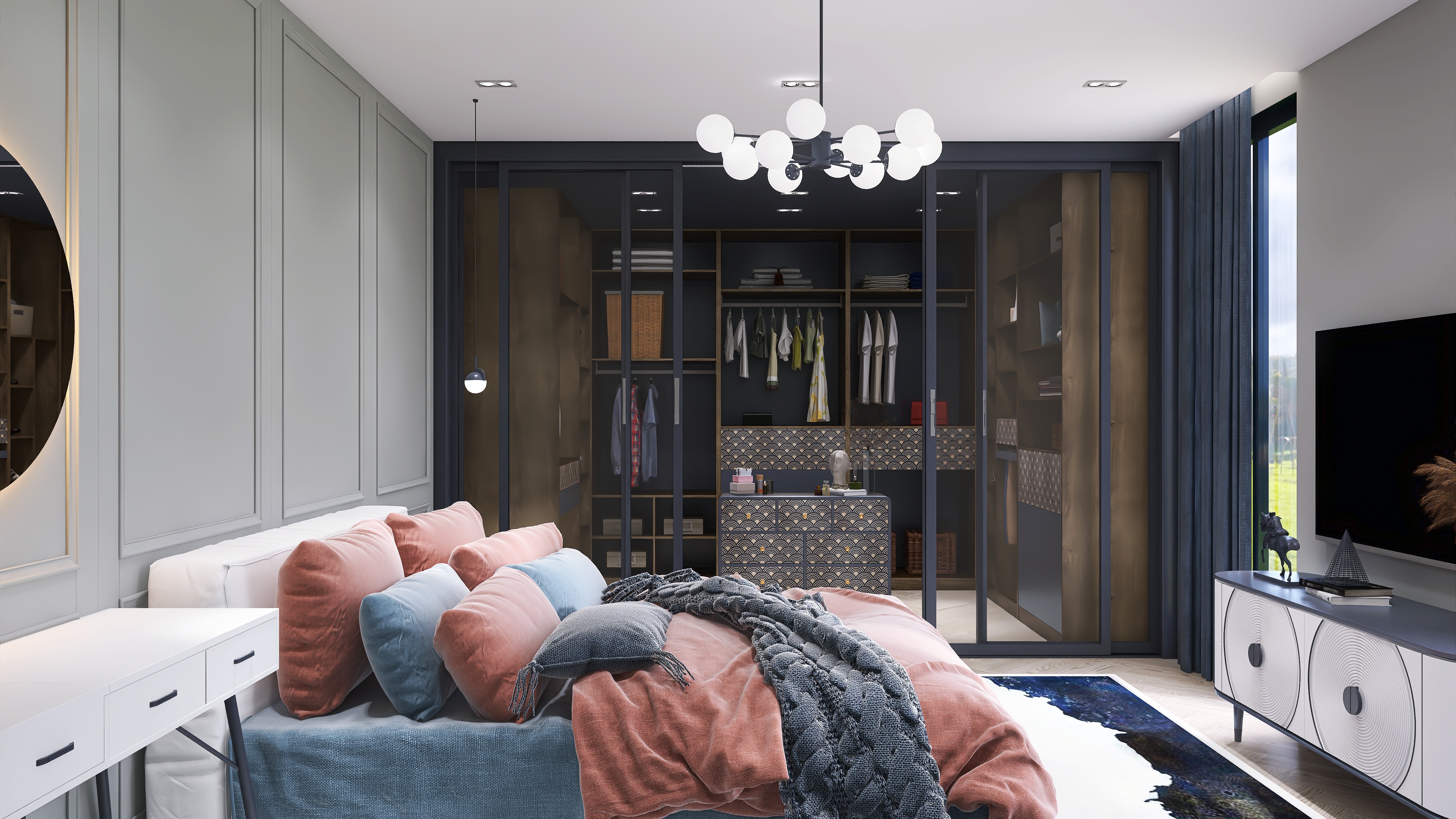 Bedroom with dressing room Marina