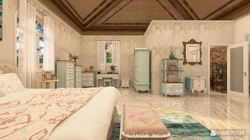 Camera da letto ammobiliata